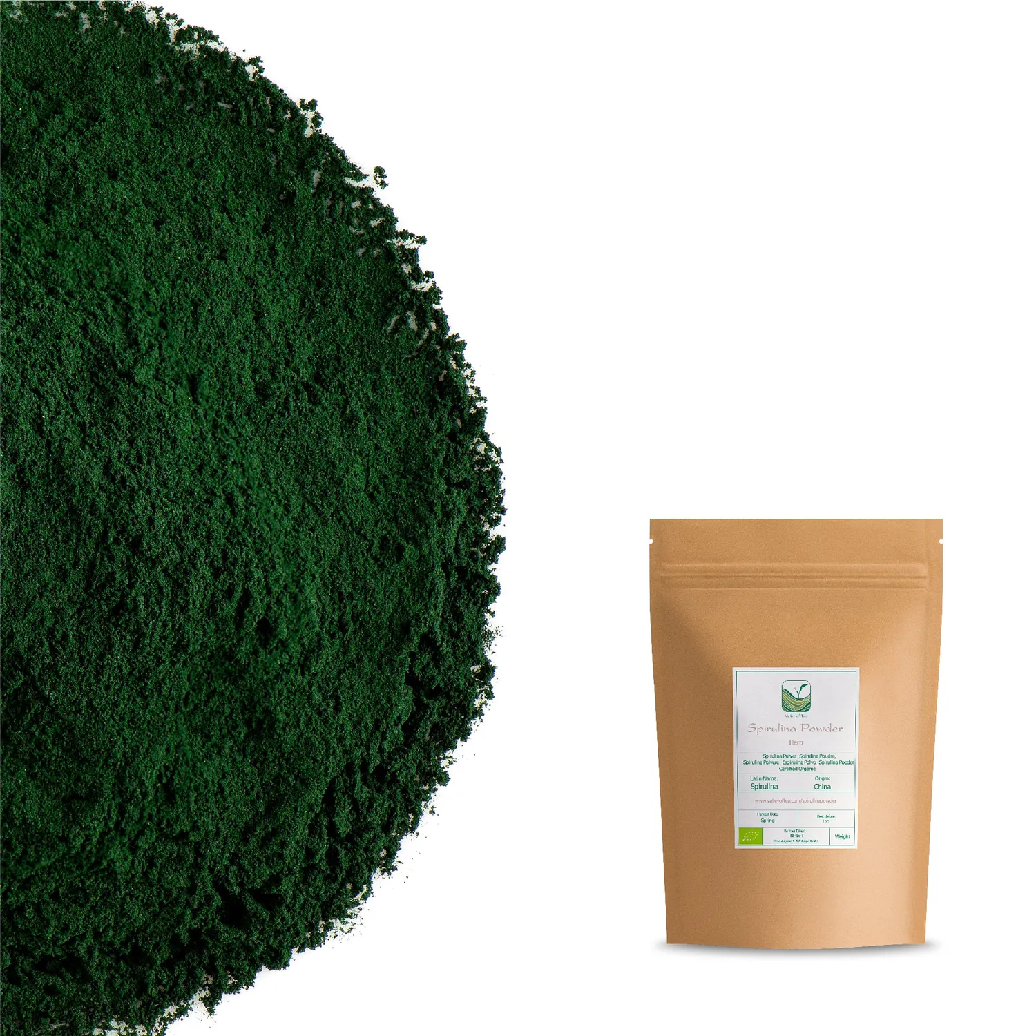Valley of Tea Spirulina pulver 200g ekologiskt