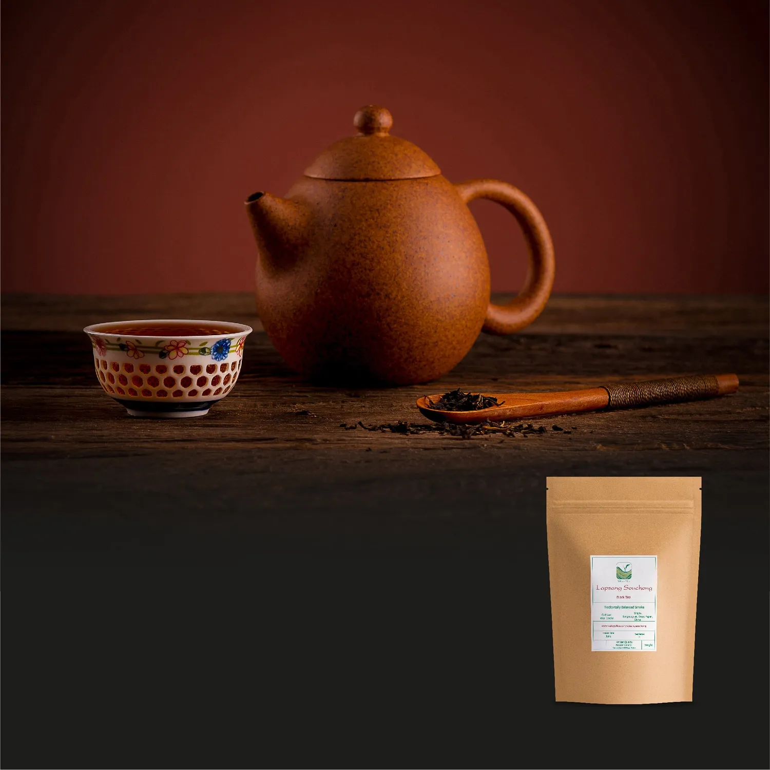 Valley of Tea Lapsang Souchong te 100g rökigt