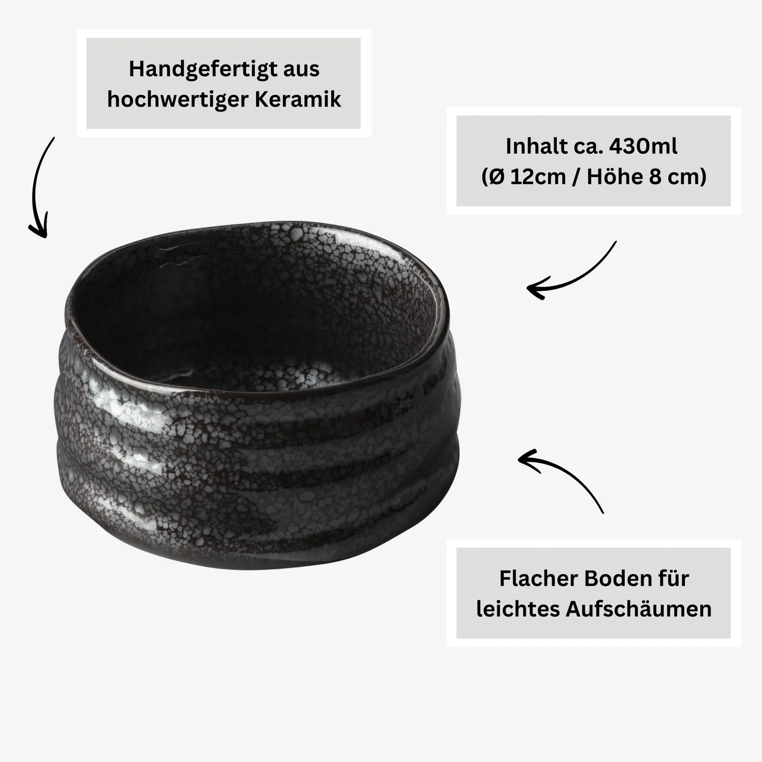 Matcha Magic Haiiro matchaset keramik skål visp