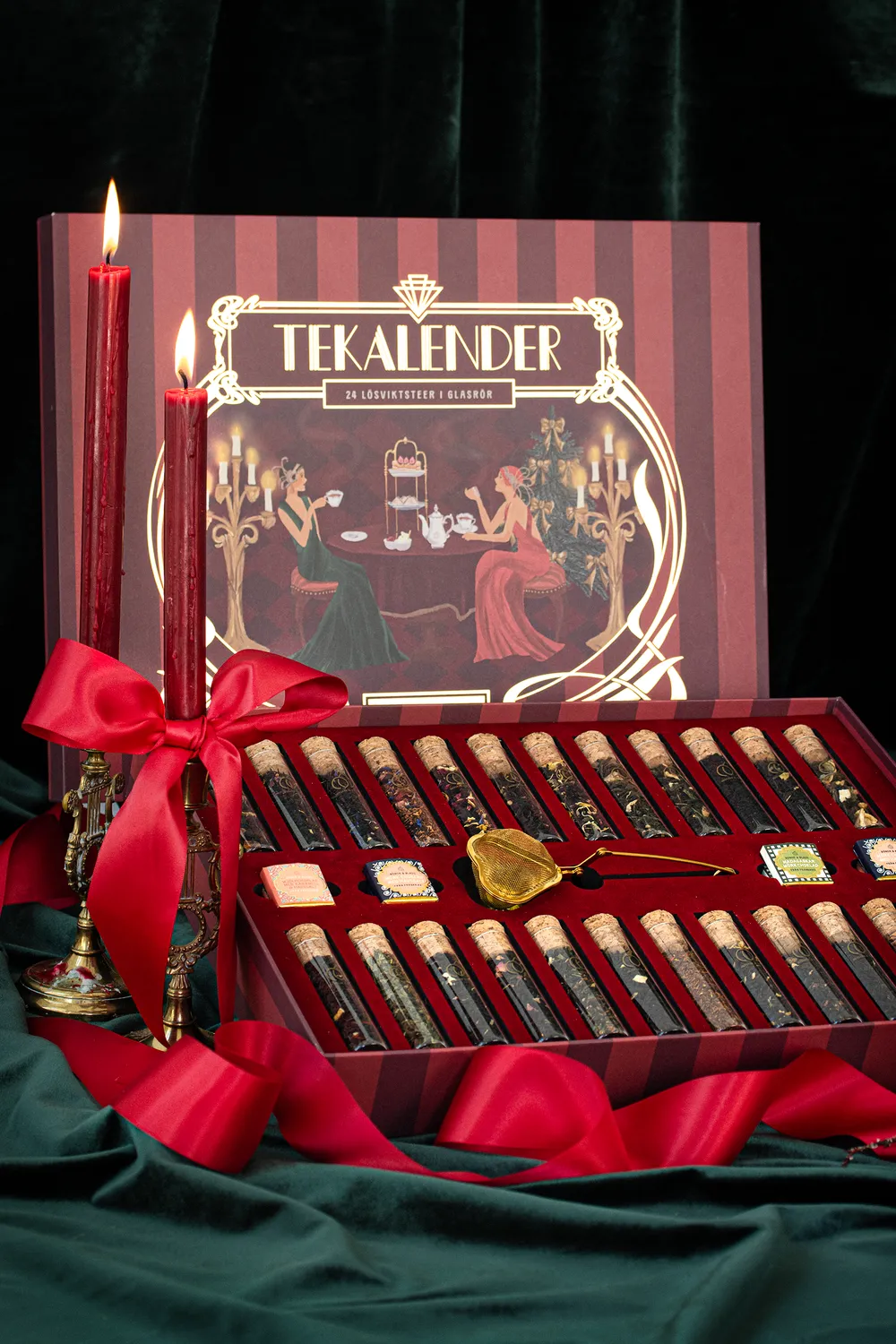 Bönor & Blad Tekalender 2026 adventskalender 24 luckor