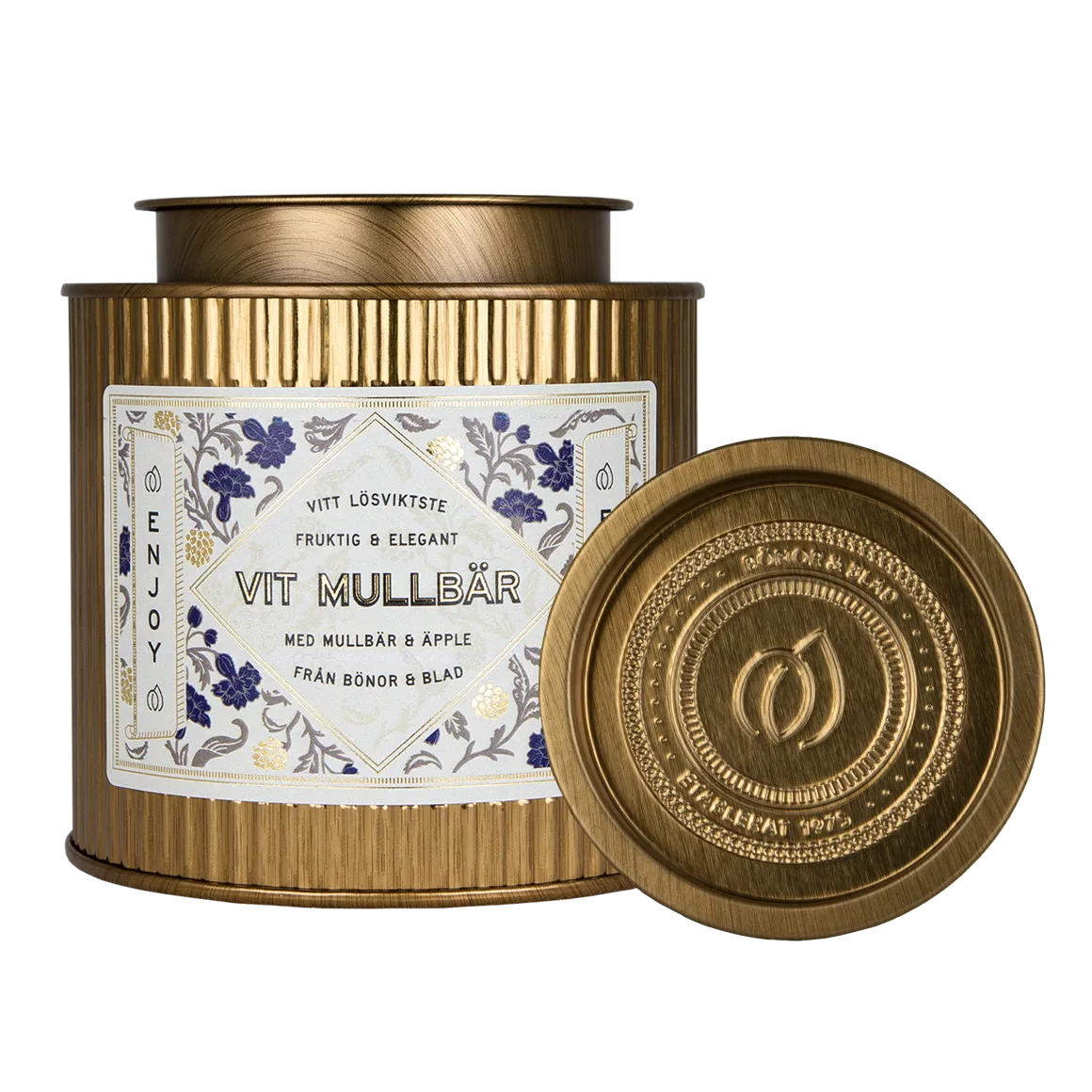 Bönor & Blad Tea Collection Vit Mullbär vitt te 80 g jasmin