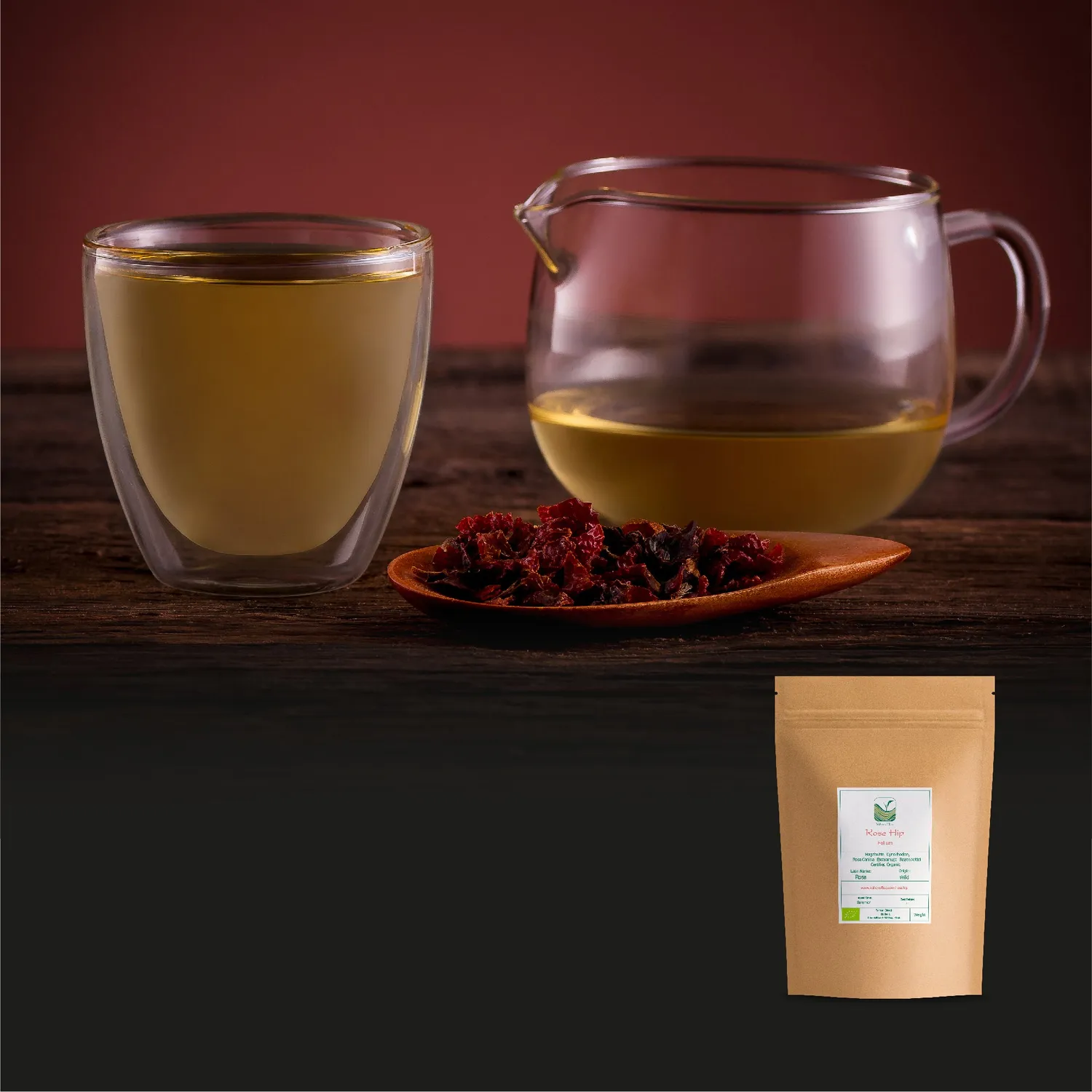 Valley of Tea Nypon örtte lösvikt 100g syrlig