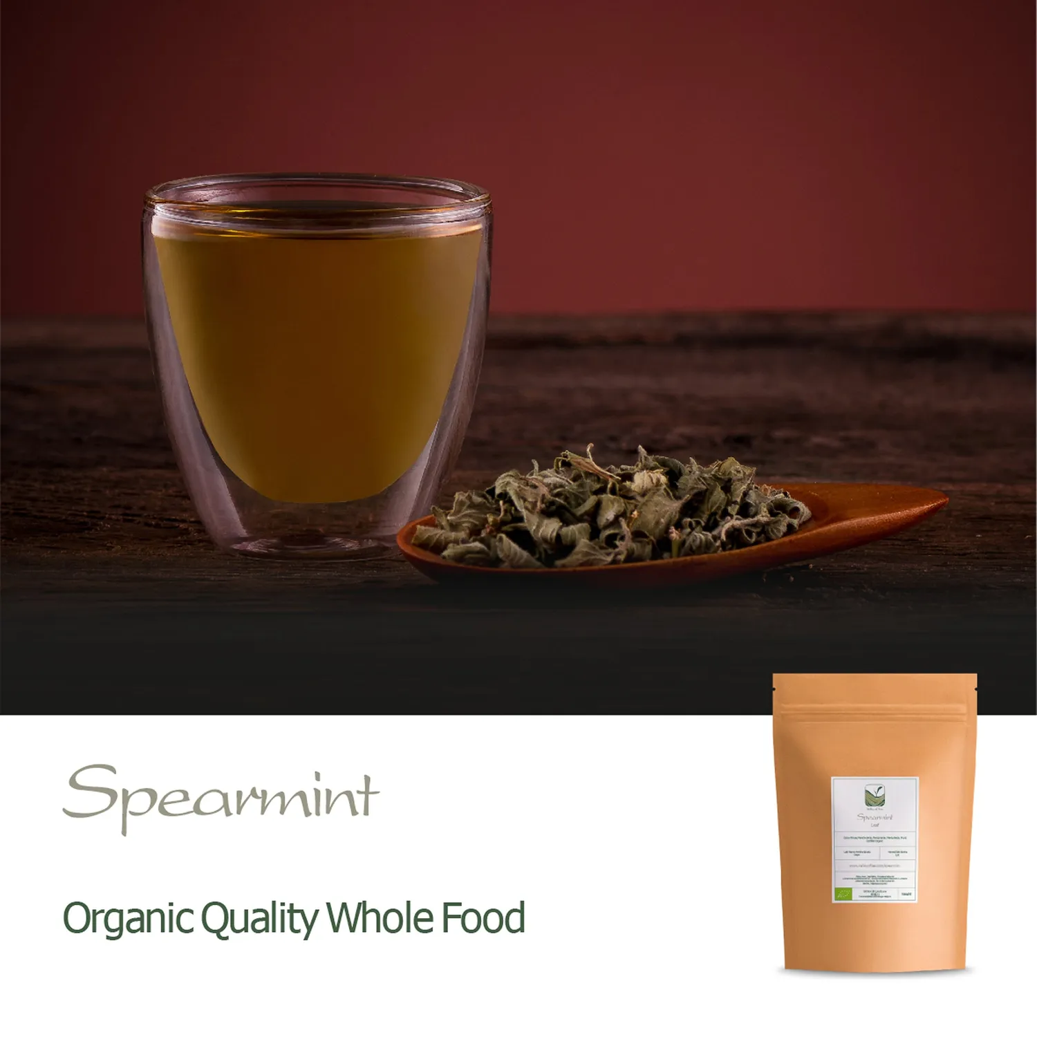 Valley of Tea Grönmynta örtte lösvikt 100g
