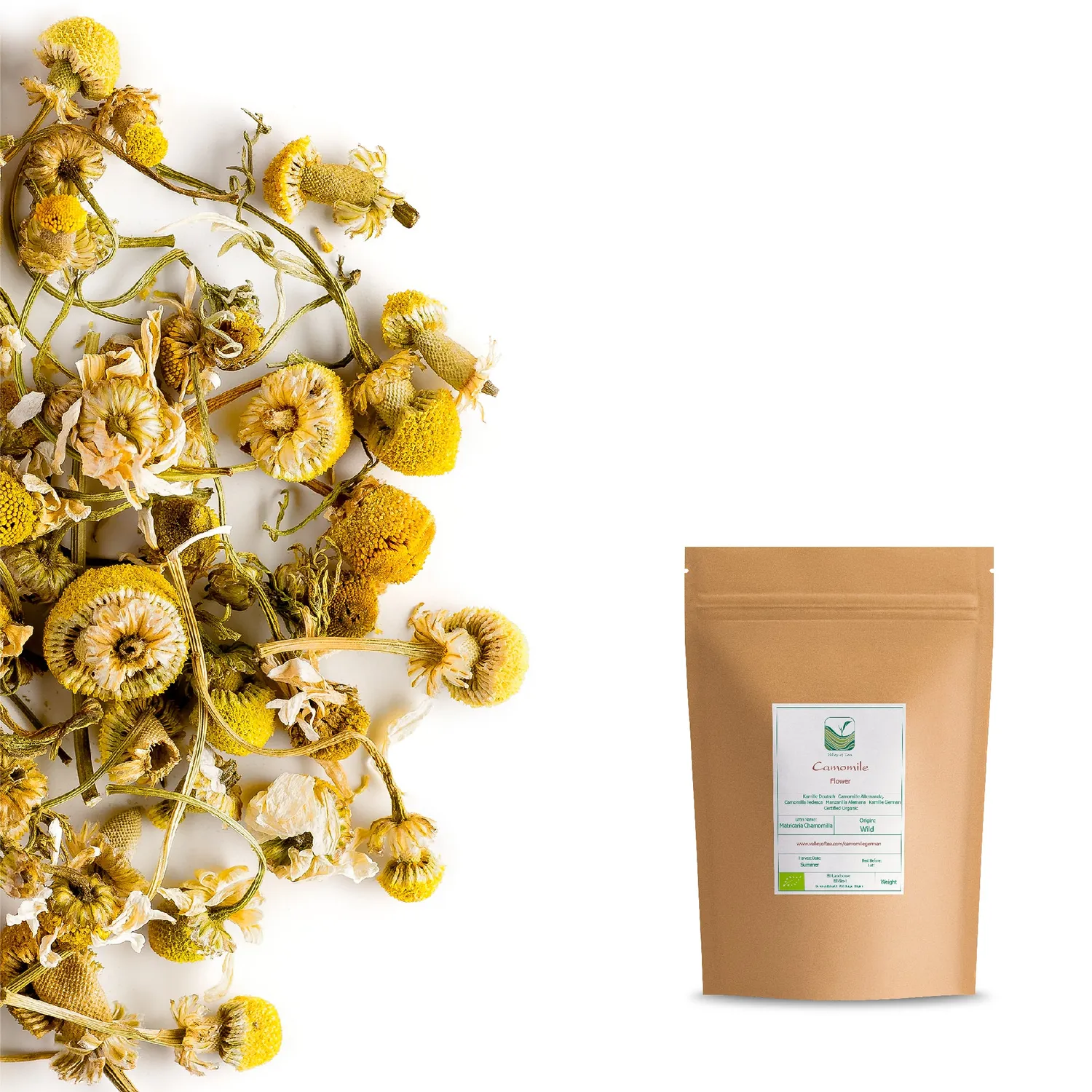 Valley of Tea Kamomill örtte 100g ekologisk