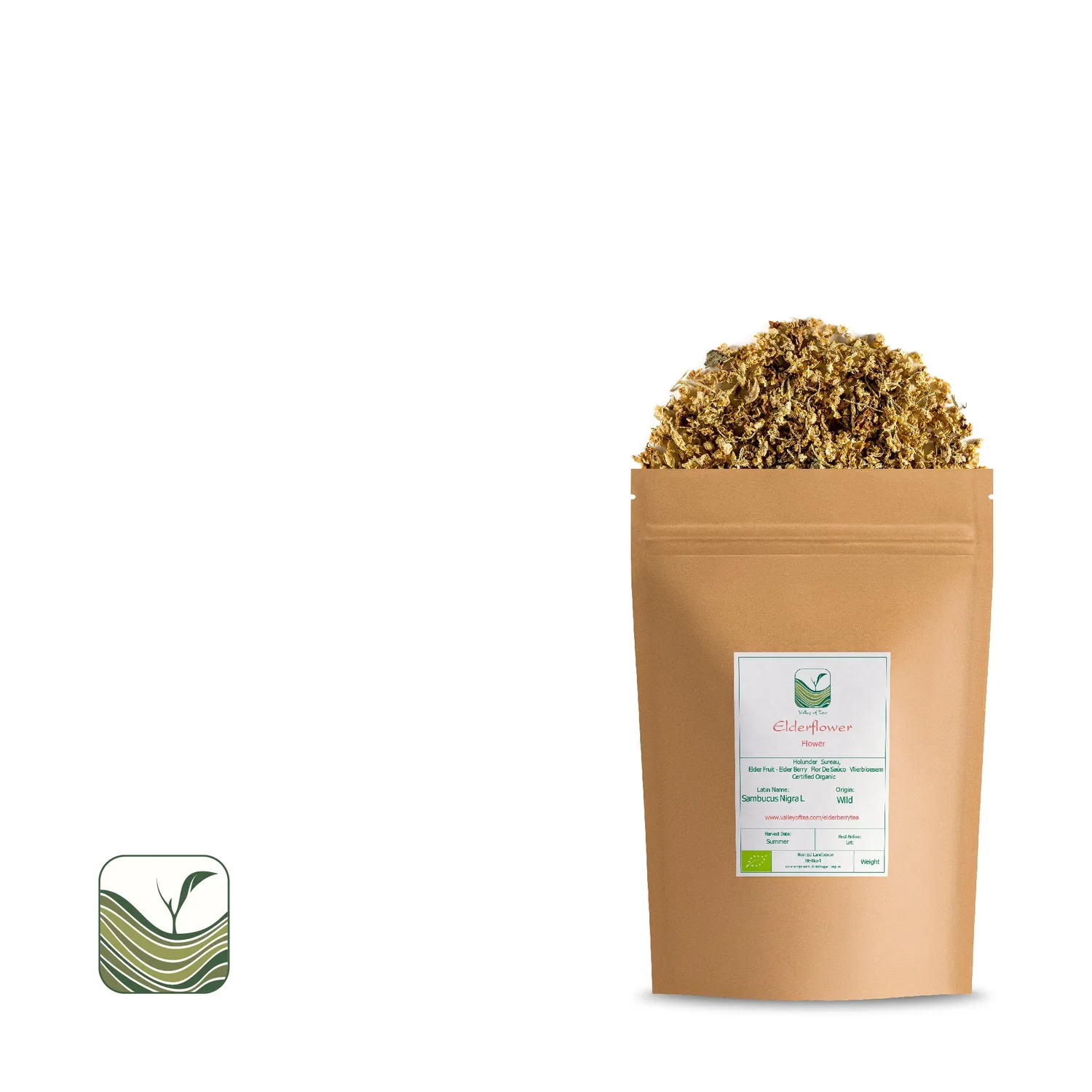Valley of Tea fläderblom örtte lösvikt 200g ekologisk