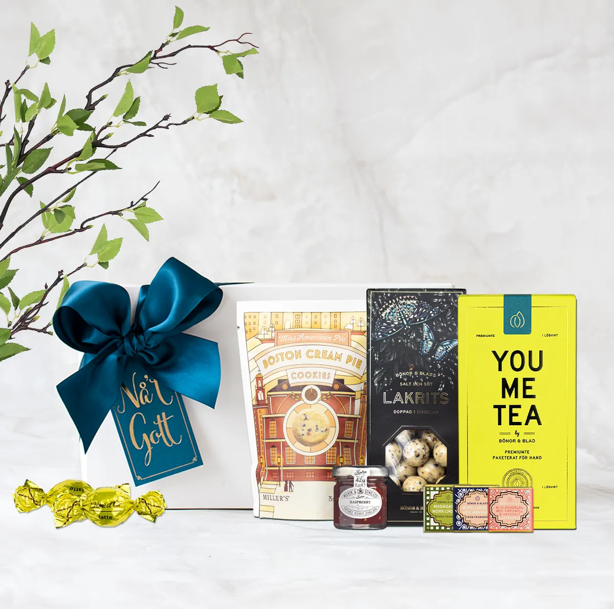 Bönor & Blad Signature Gift Small presentask te kakor 7 sorter