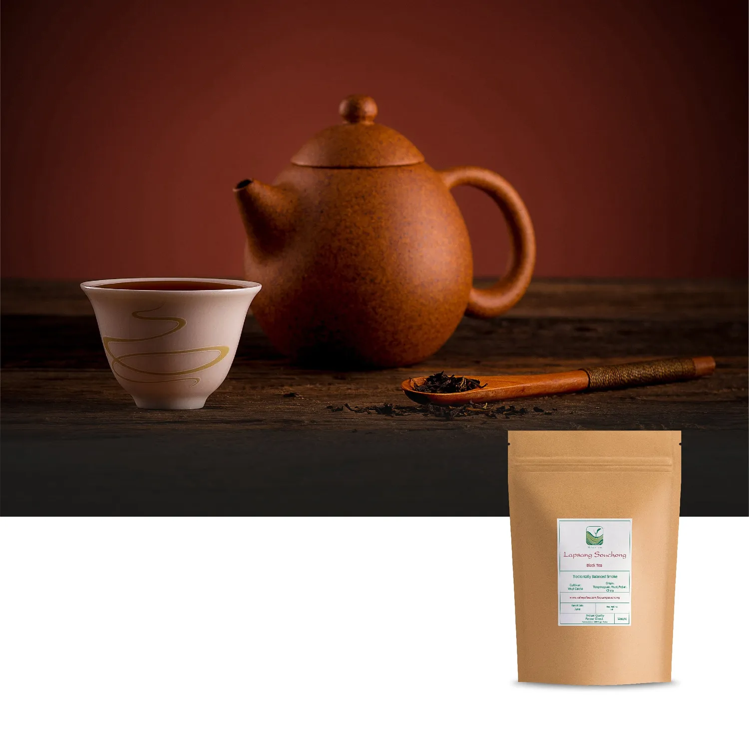 Valley of Tea Lapsang Souchong te 100g rökigt