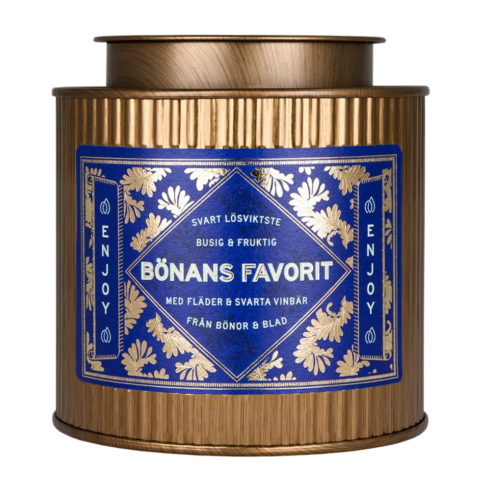 Bönor & Blad Tea Collection Bönans Favorit svart te 110 g