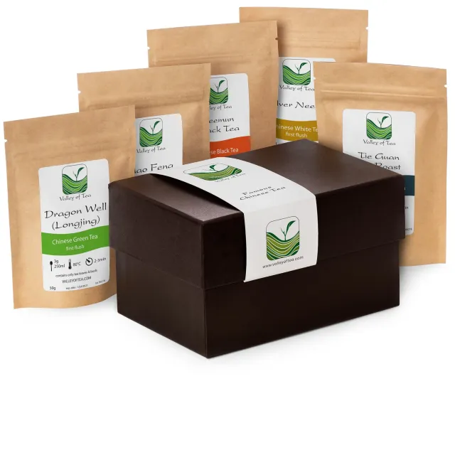 Valley of Tea Kinesiskturval te presentask