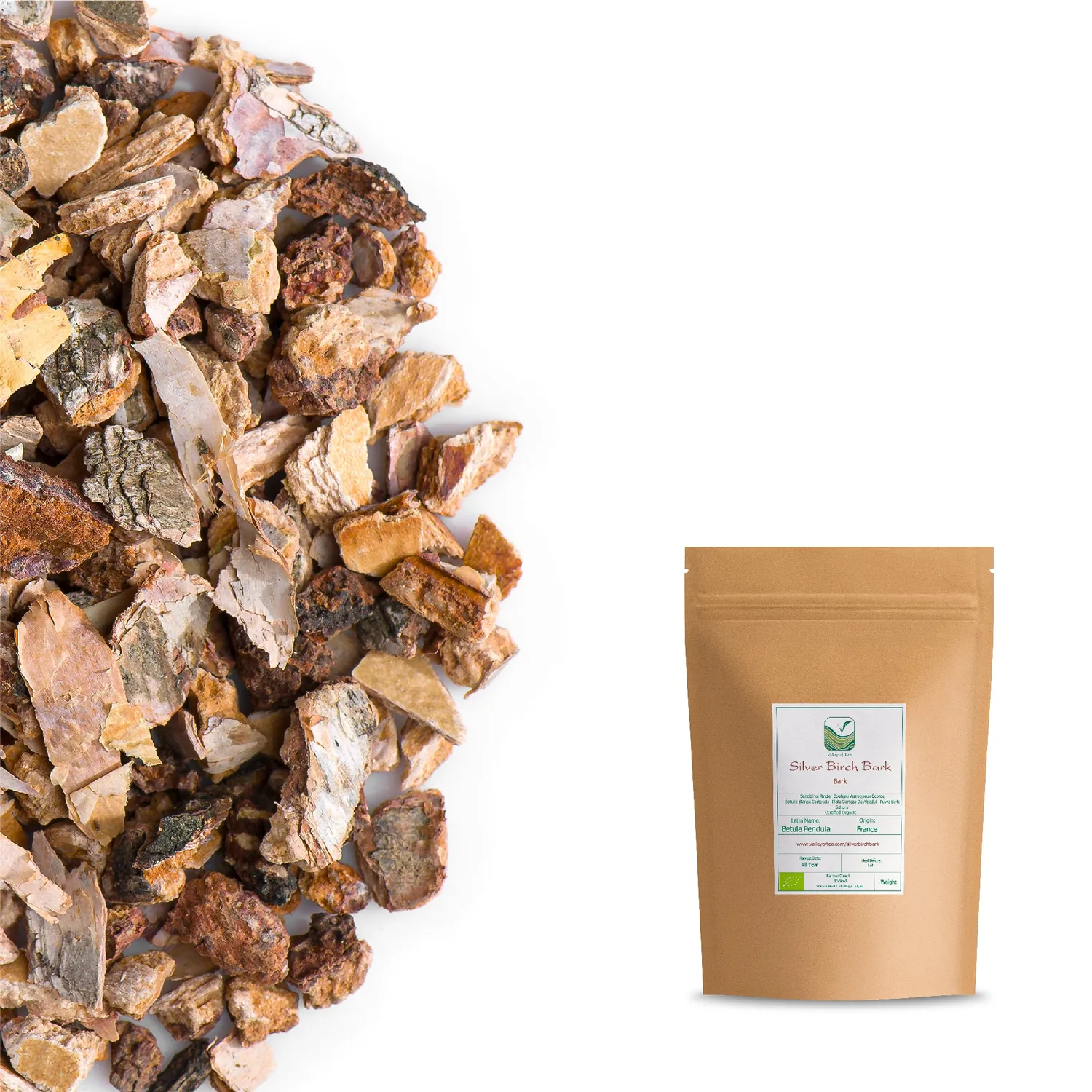 Valley of Tea Vårtbjörksbark örtte 200g