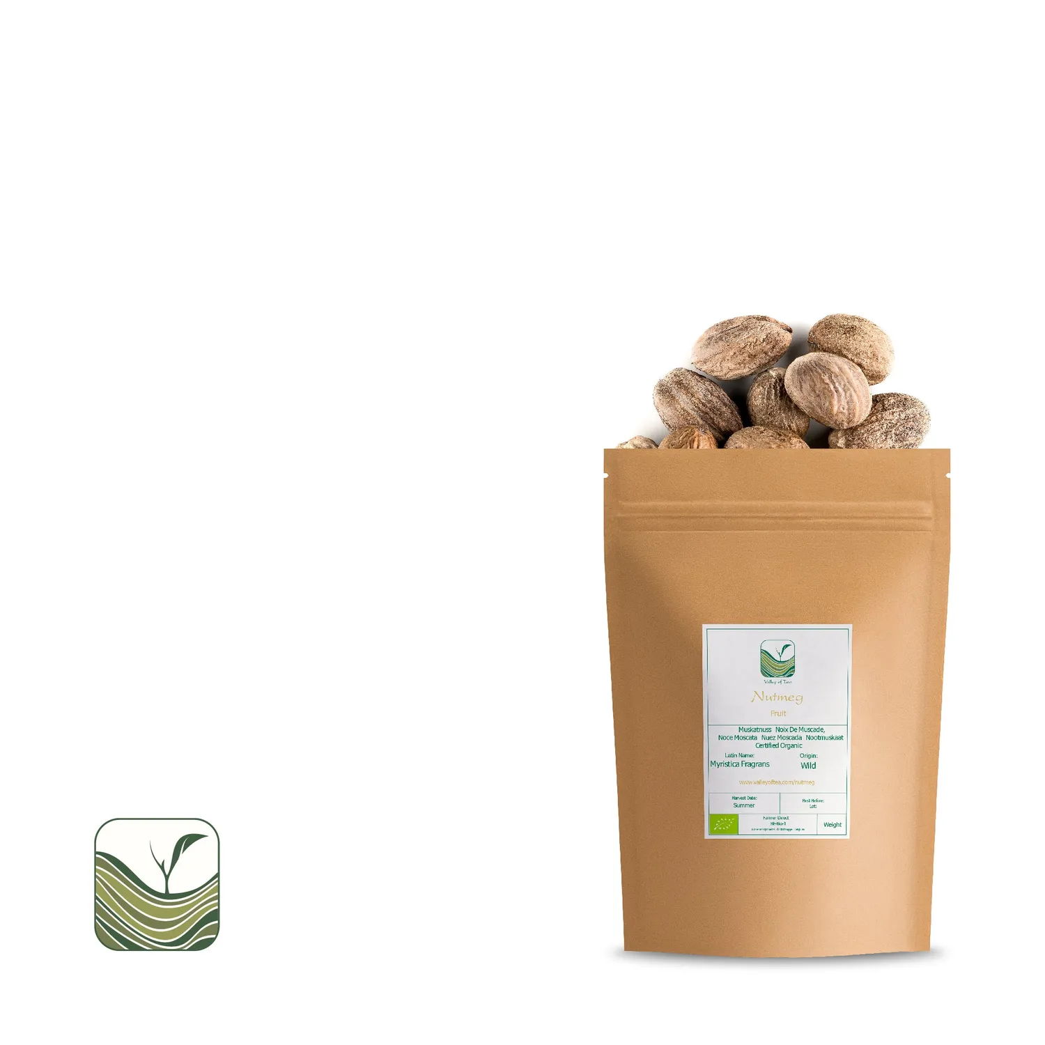 Valley of Tea Muskot krydda 100g ekologisk
