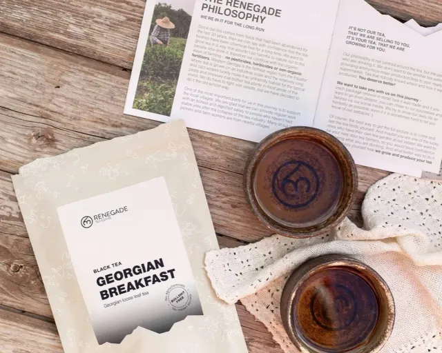 Renegade Tea Estate Georgian Breakfast svart te 150g kraftigt