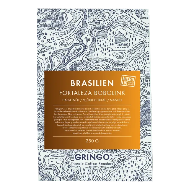 Gringo Nordic Brasilien Fortaleza bryggkaffe 250 g