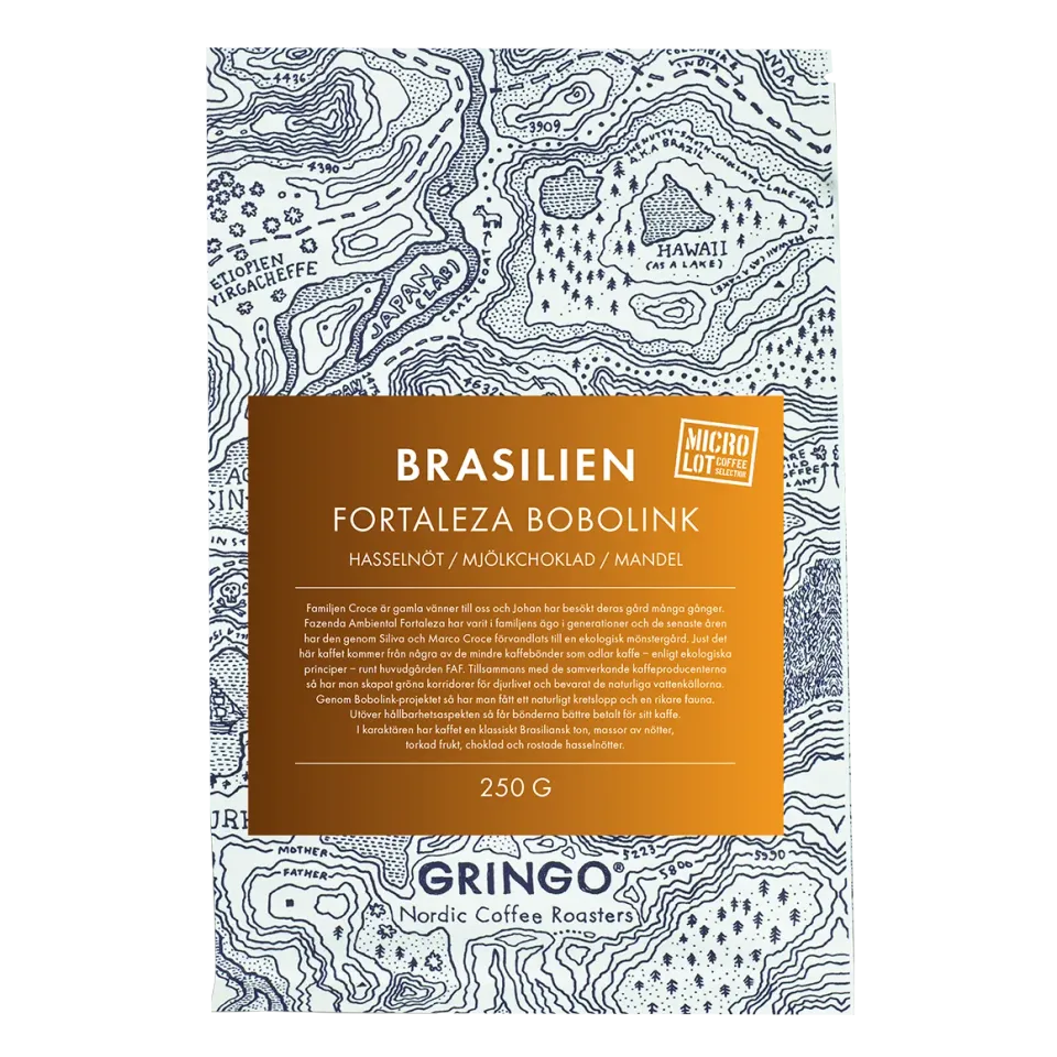 Gringo Nordic Brasilien Fortaleza bryggkaffe 250 g