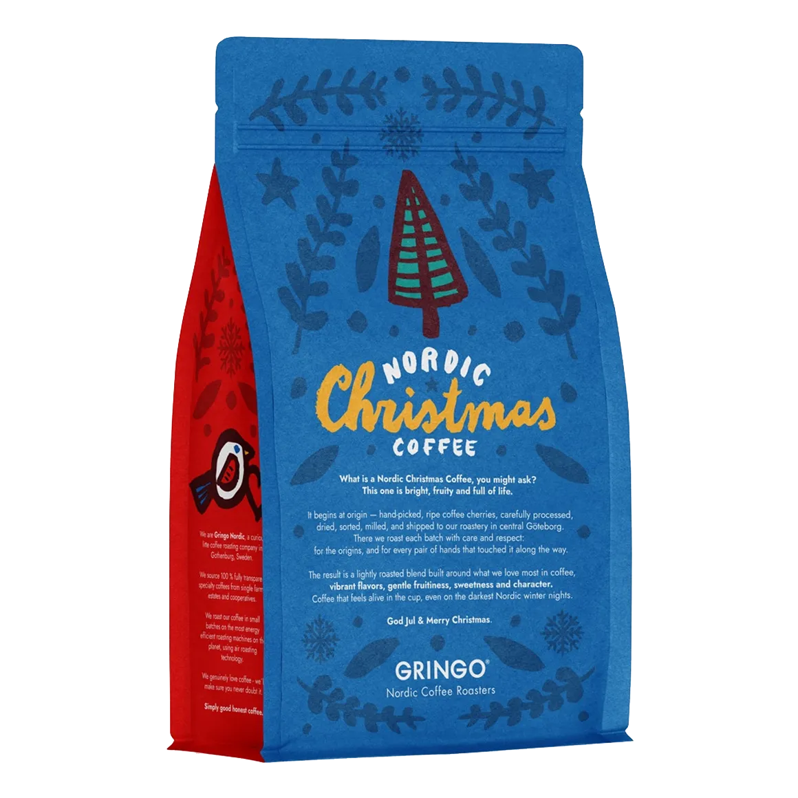 Gringo Nordic Christmas Coffee kaffe 250 g ljusrost