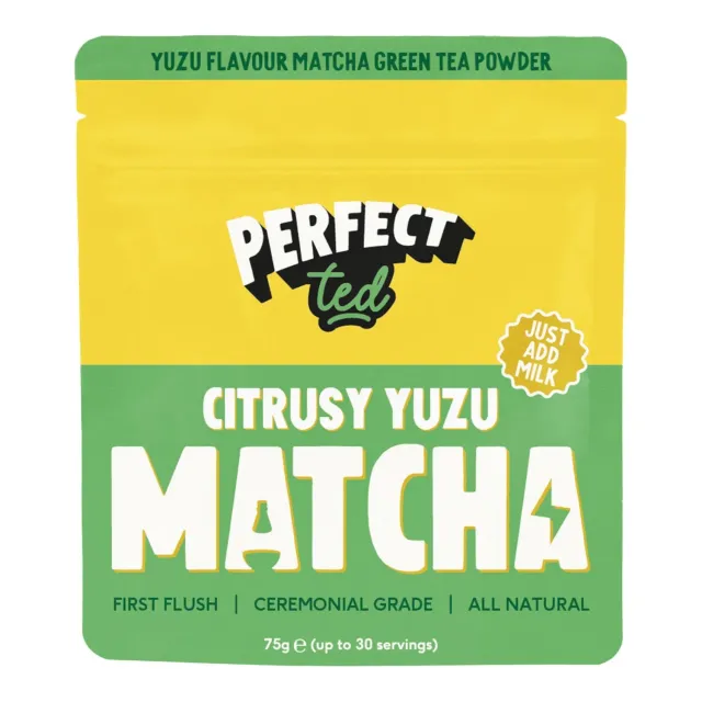 Perfect Ted yuzu matchapulver 75 g citrus