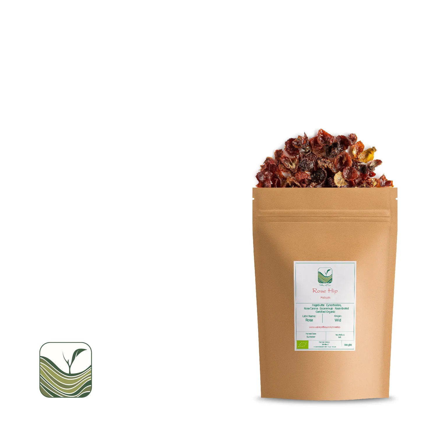 Valley of Tea Nypon örtte lösvikt 100g syrlig