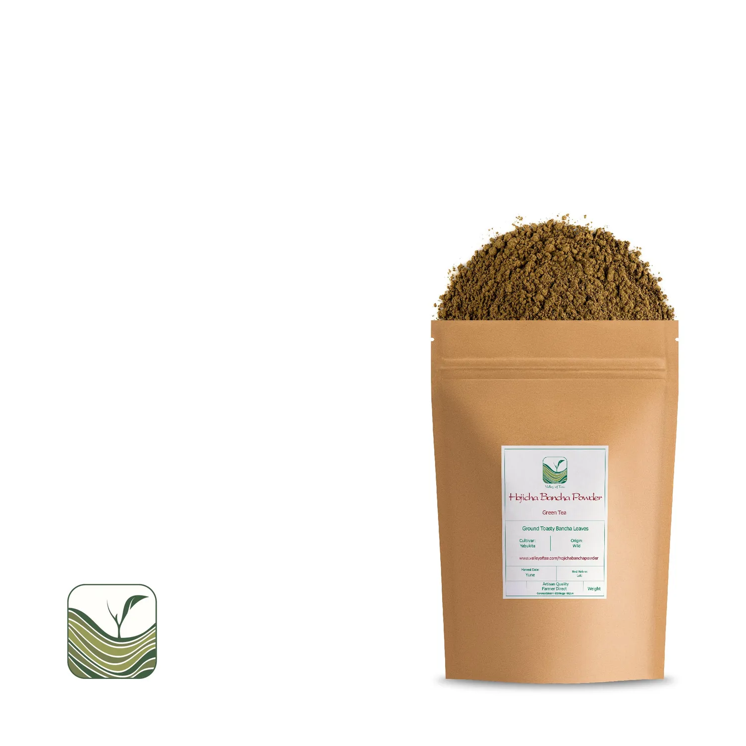 Valley of Tea Hojicha Bancha pulver 200g rostat