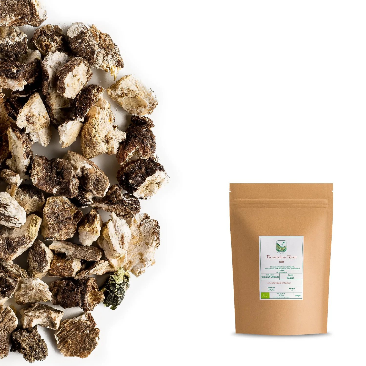 Valley of Tea Maskrosrot örtte 100g rostad