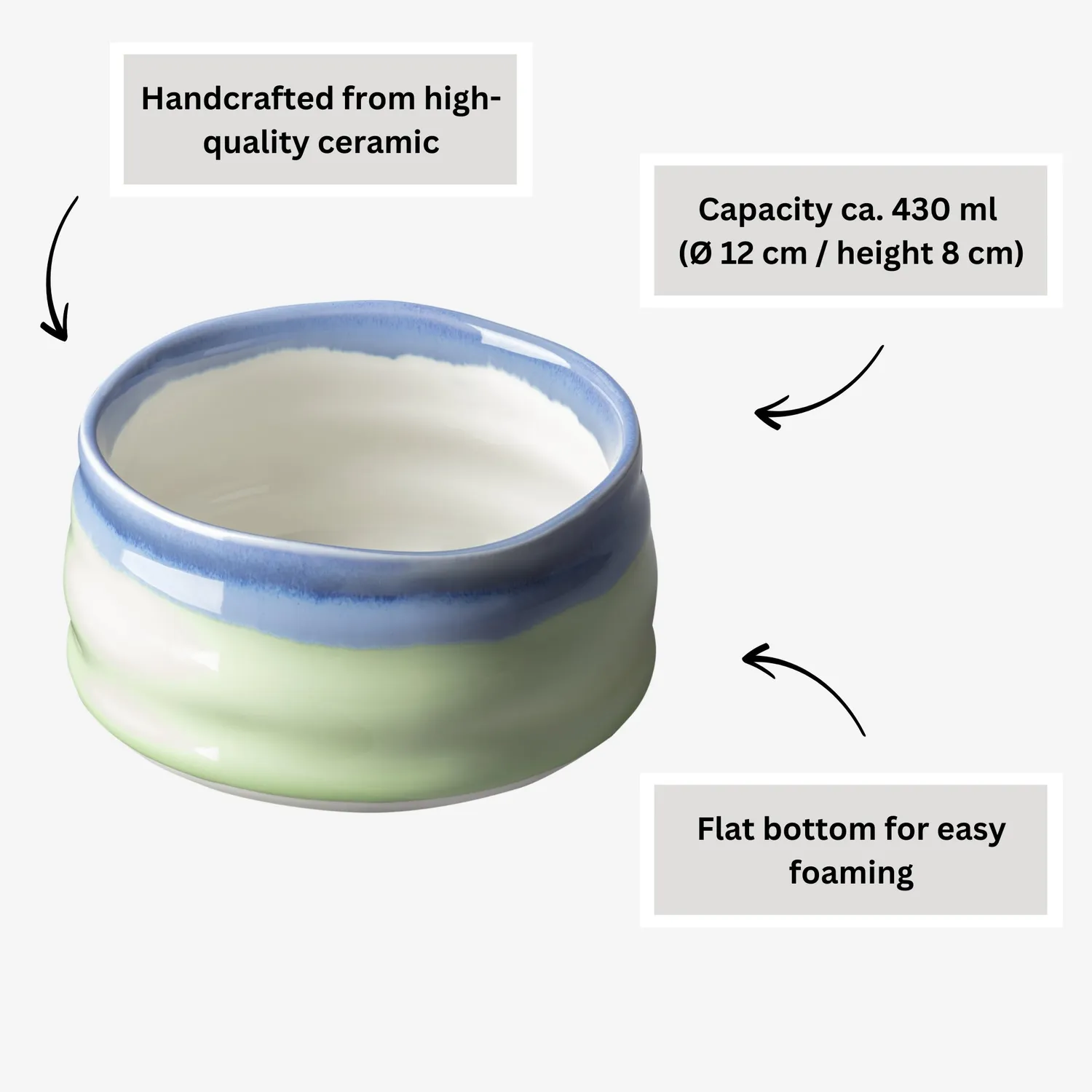 Matcha Magic Ao matchaset keramik blågrön