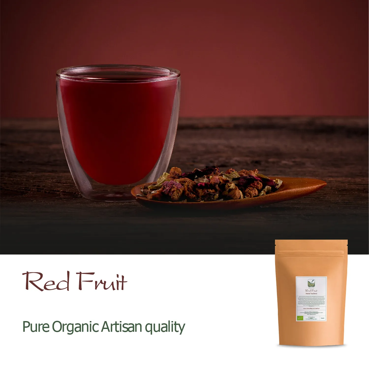 Valley of Tea Red Fruit rooiboste 200g koffeinfri