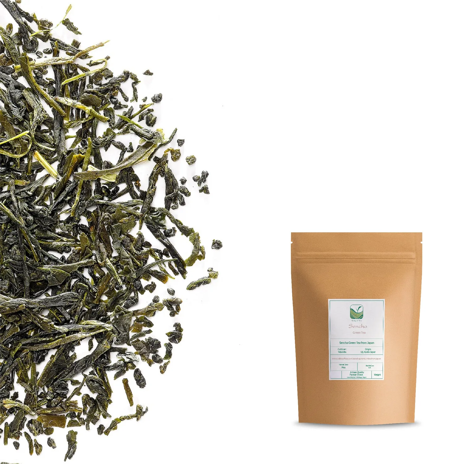 Valley of Tea Sencha grönt te 100g japanskt
