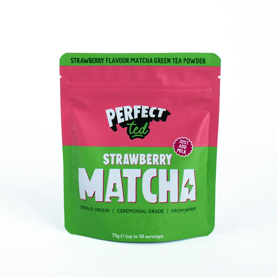 Perfect Ted Strawberry Pro Kit matcha med jordgubb vispset