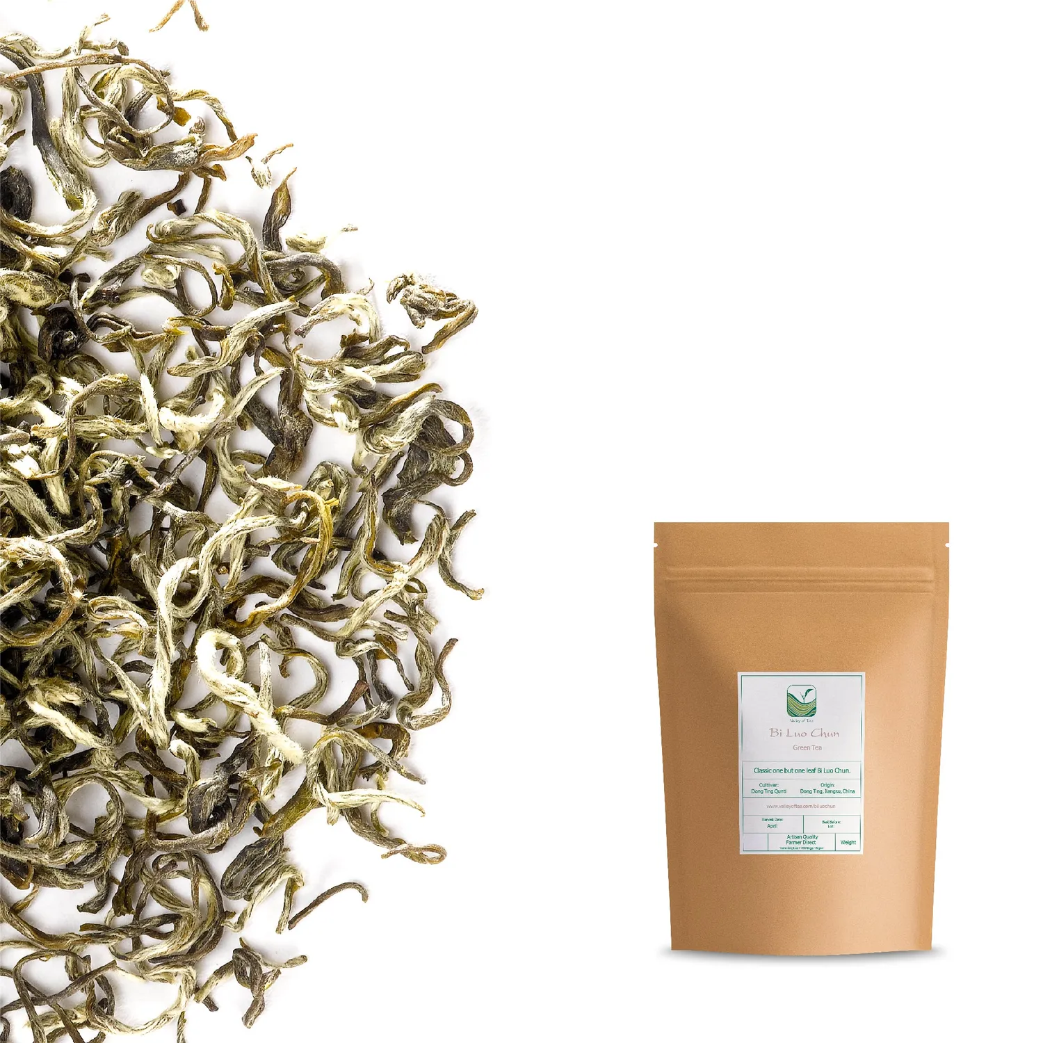 Valley of Tea Bi Luo Chun grönt te 50g