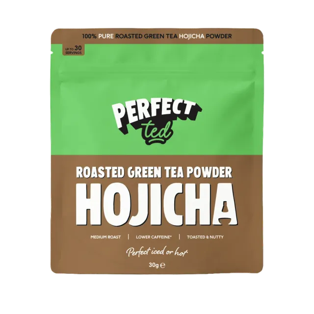 Perfect Ted Hojicha Pulver rostat te 30 g låg koffein