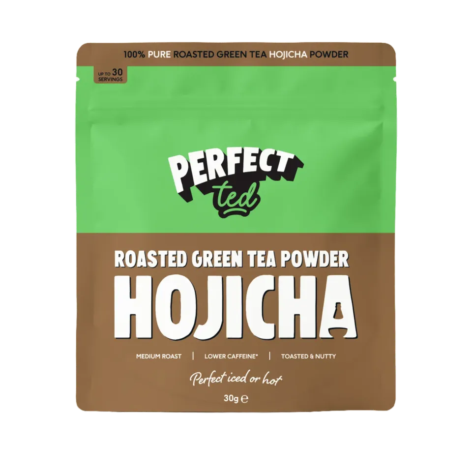 Perfect Ted Hojicha Pulver rostat te 30 g låg koffein