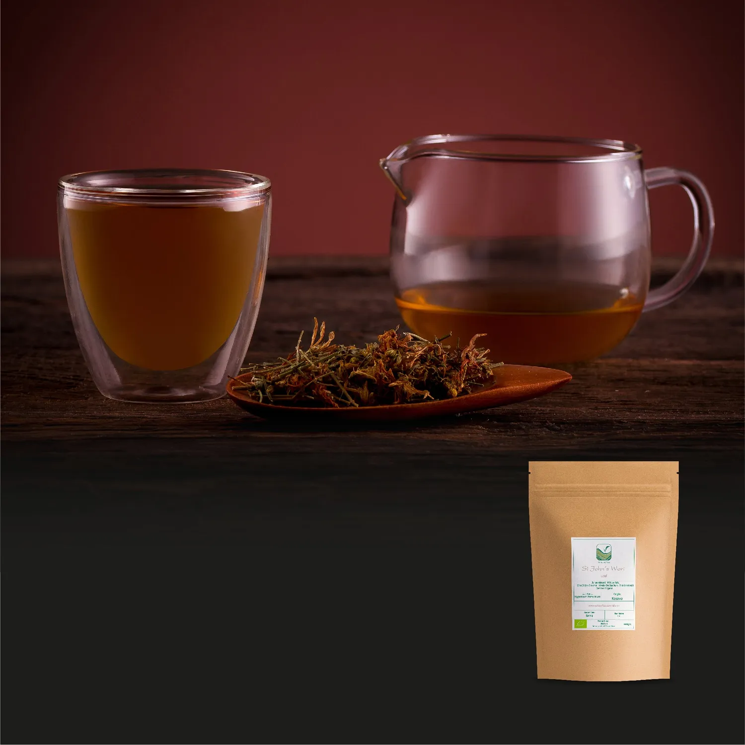Valley of Tea Johannesört örtte 100g lösvikt ekologisk