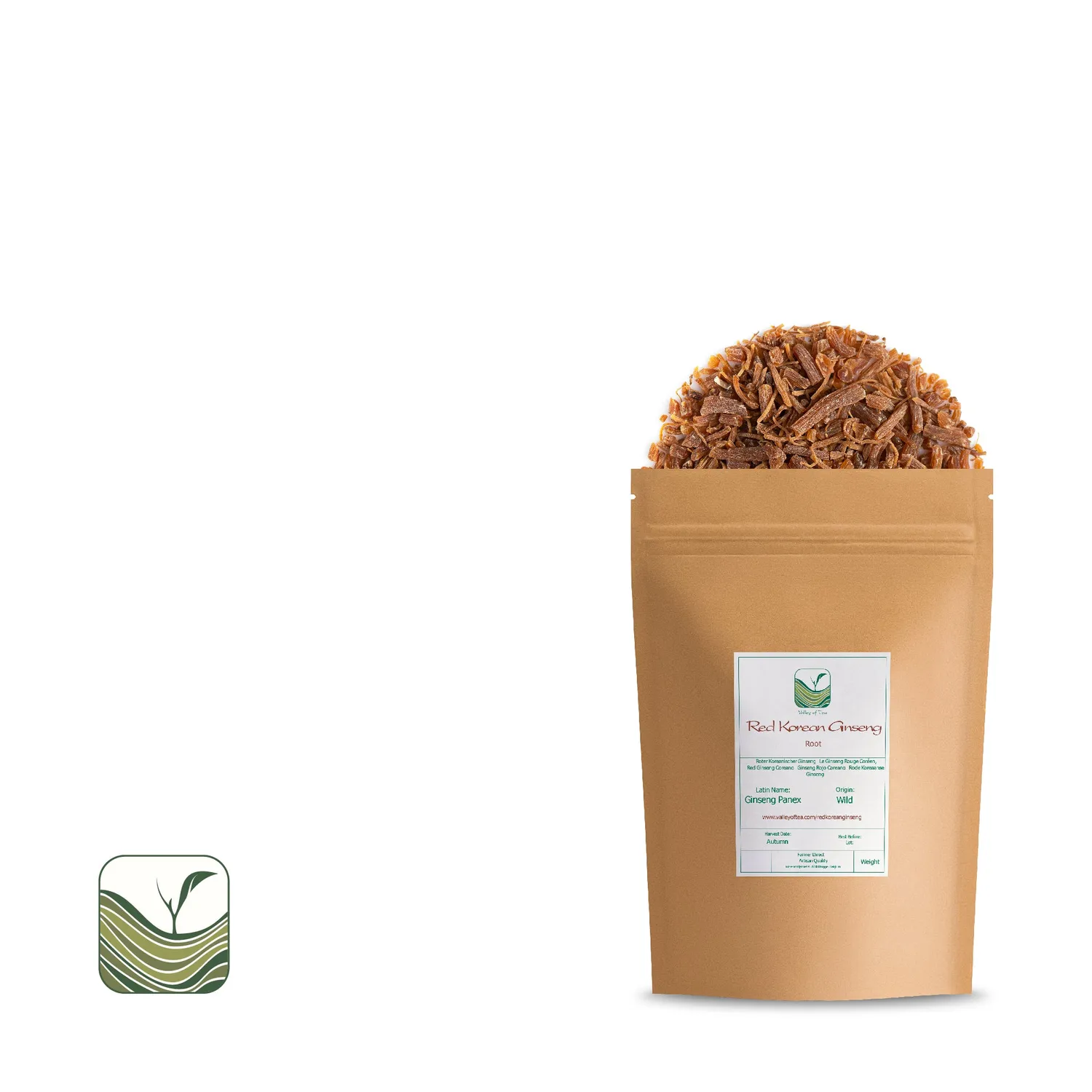 Valley of Tea Röd ginseng rot 20g lösvikt