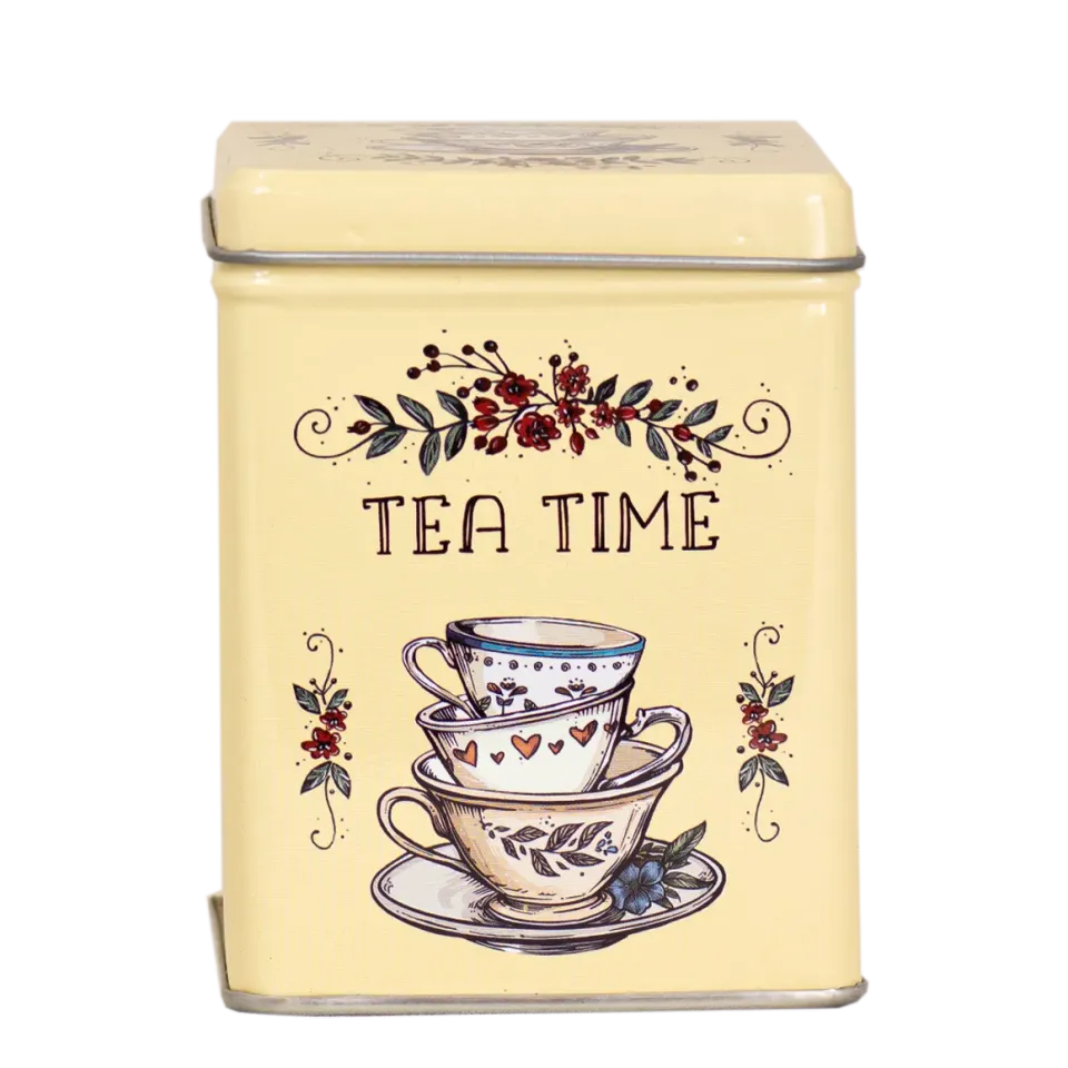 Bönor & Blad Tea Time teburk plåt smörgul