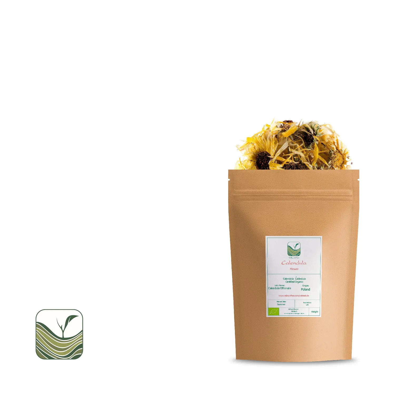Valley of Tea Ringblommor örtte 100 g lös blomte