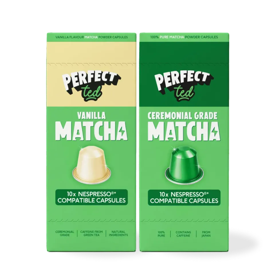 Perfect Ted Original & Vanilla matcha kapslar 20-pack