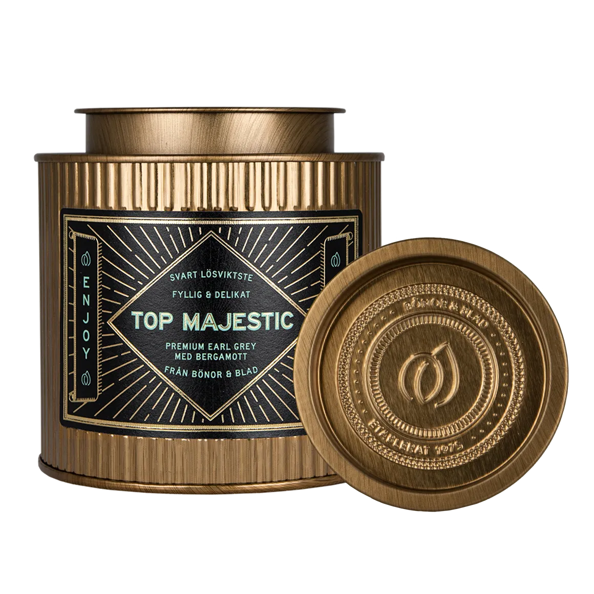 B&B Tea Collection Top Majestic Earl Grey svart te 110 g