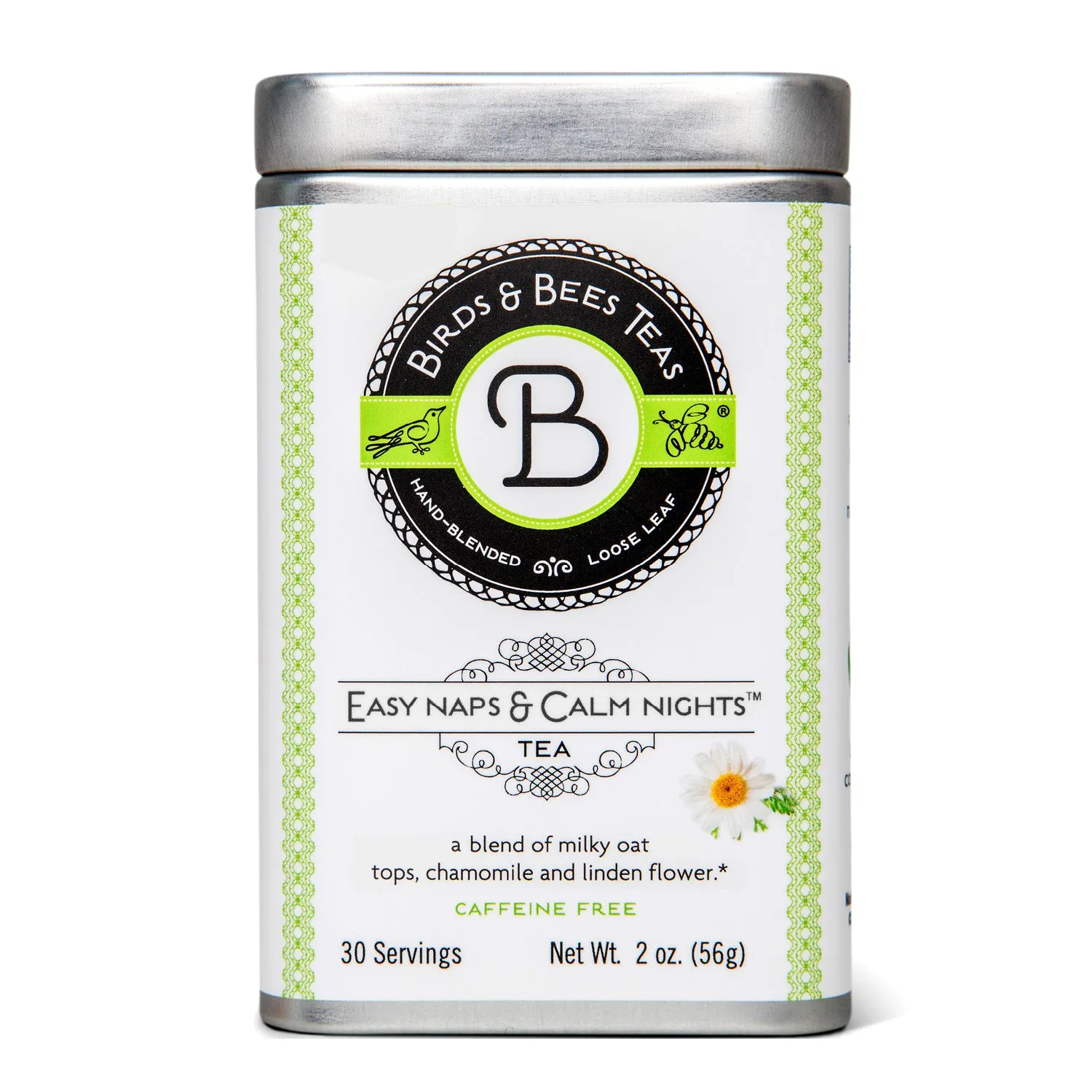 Birds & Bees Easy Naps & Calm Nights örtte burk 2oz kamomill