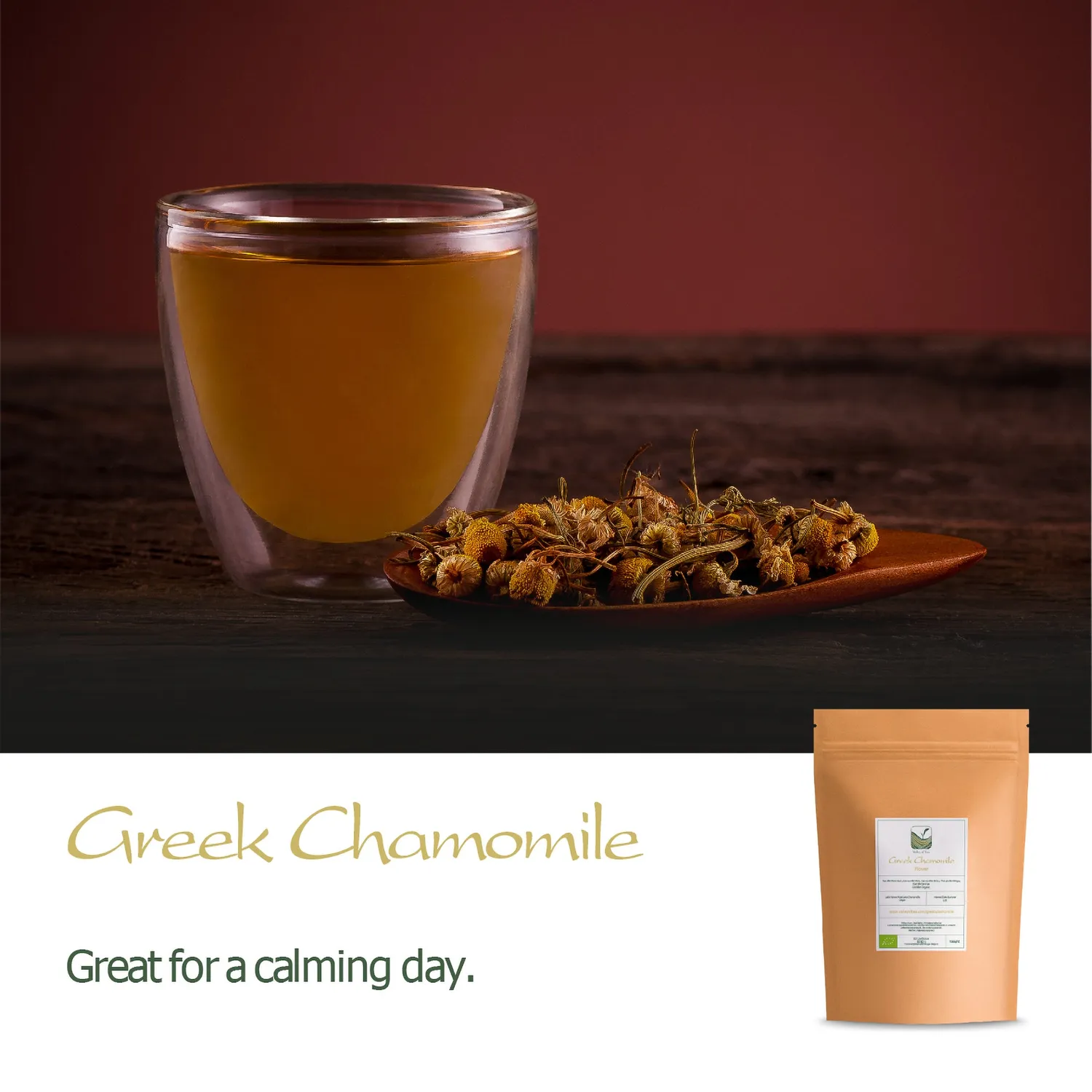 Valley of Tea kamomill te 100g ekologisk