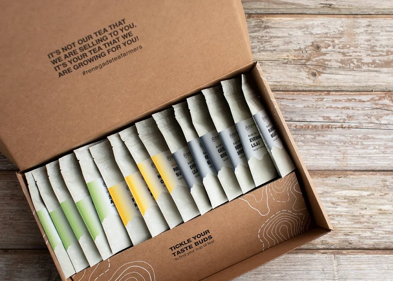 Renegade Tea Estate Taster Set te provset 21 sorter