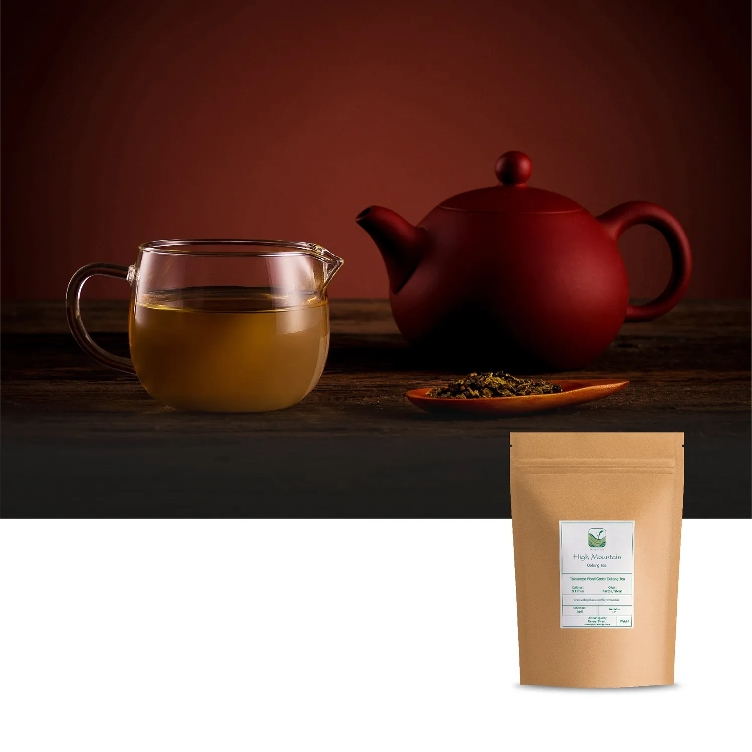 Valley of Tea High Mountain oolong te 100g mild