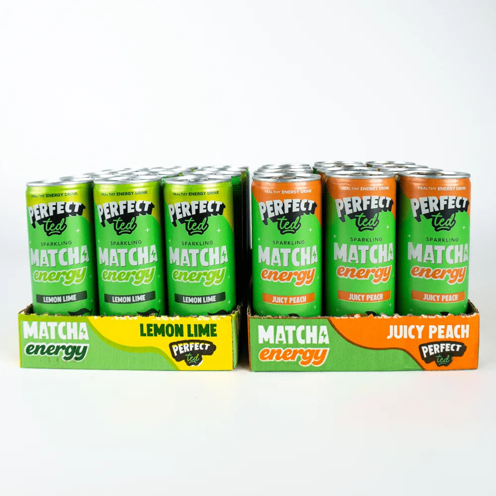 Perfect Ted sunshine matchadryck 24-pack persika lime