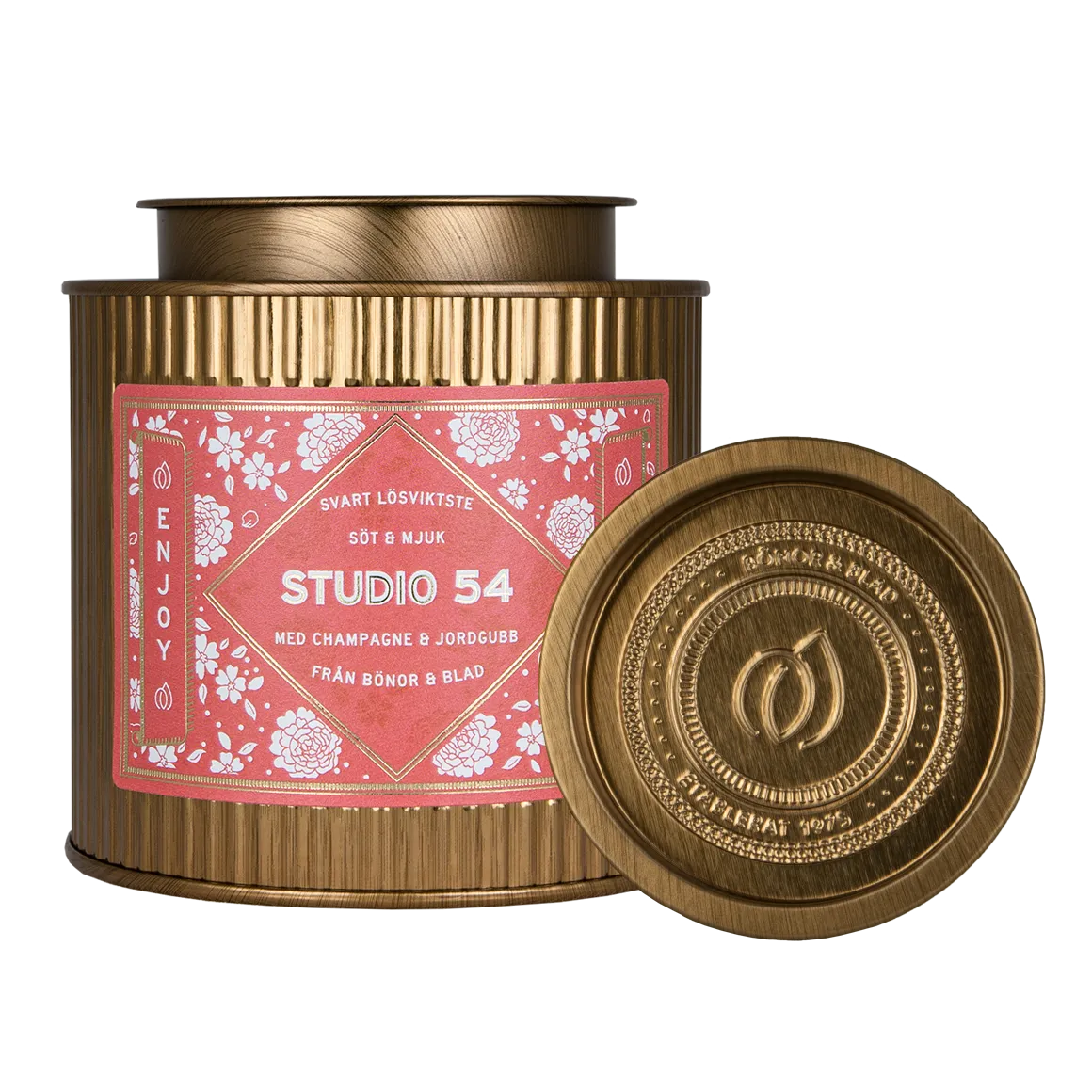 B&B Tea Collection Studio 54 svart te 110 g champagne