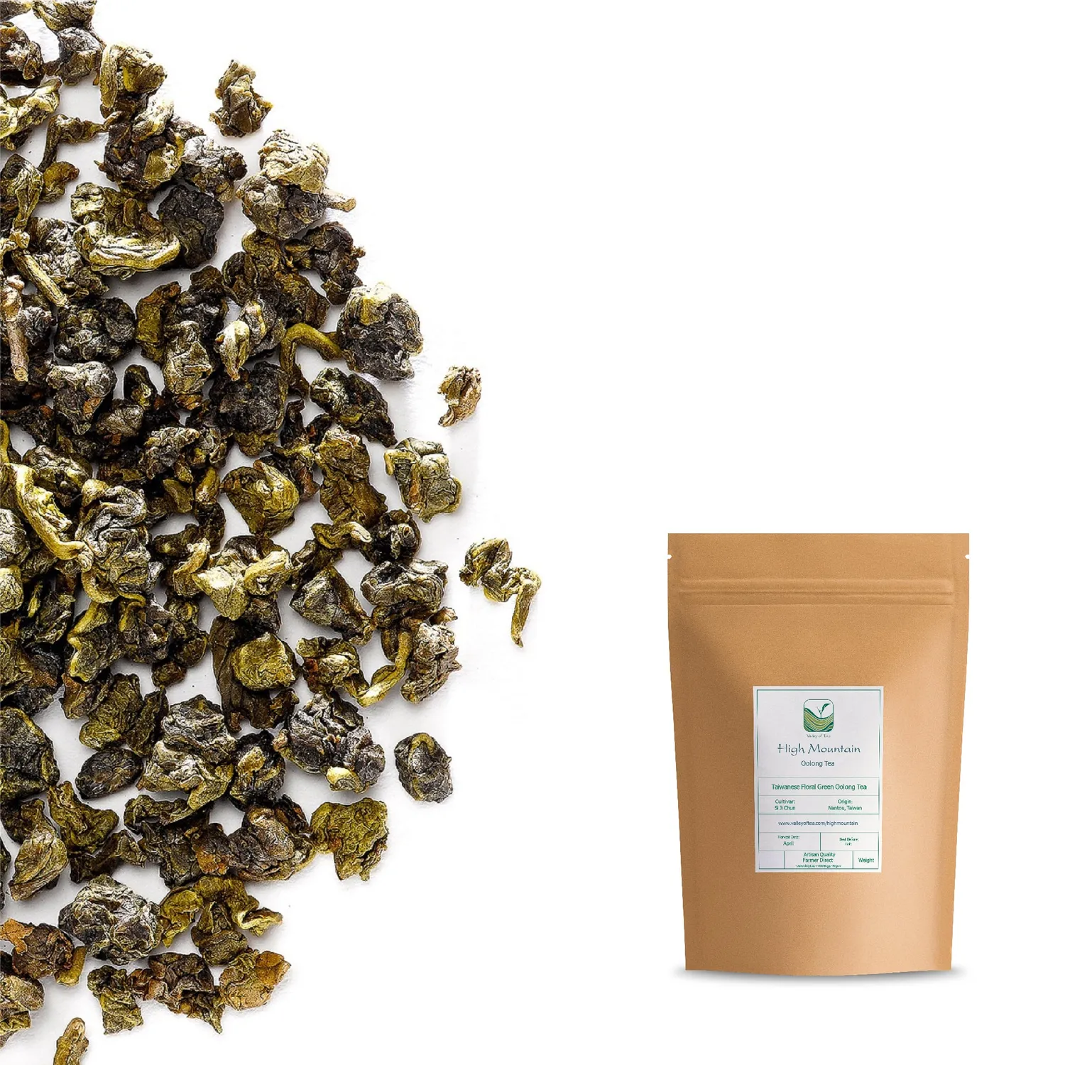 Valley of Tea High Mountain oolong te 100g mild