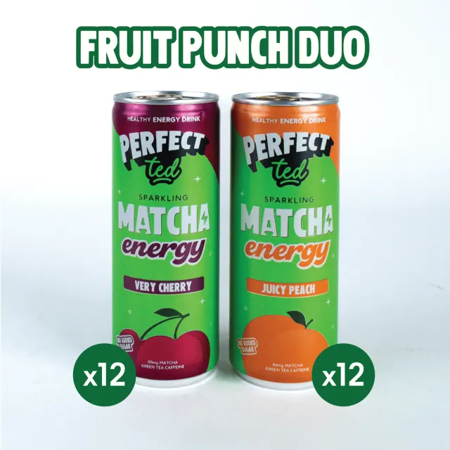 Perfect Ted Fruit Punch Duo energidryck 24-pack