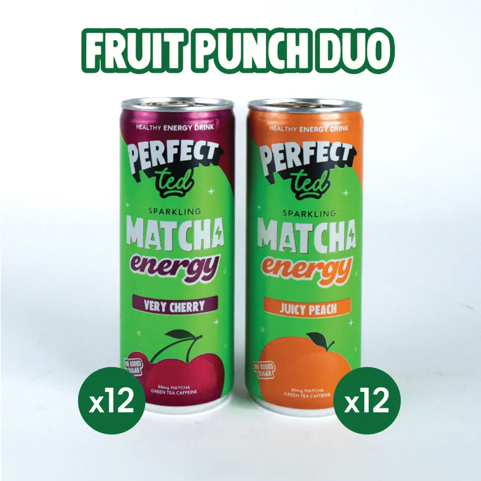 Perfect Ted Fruit Punch Duo energidryck 24-pack