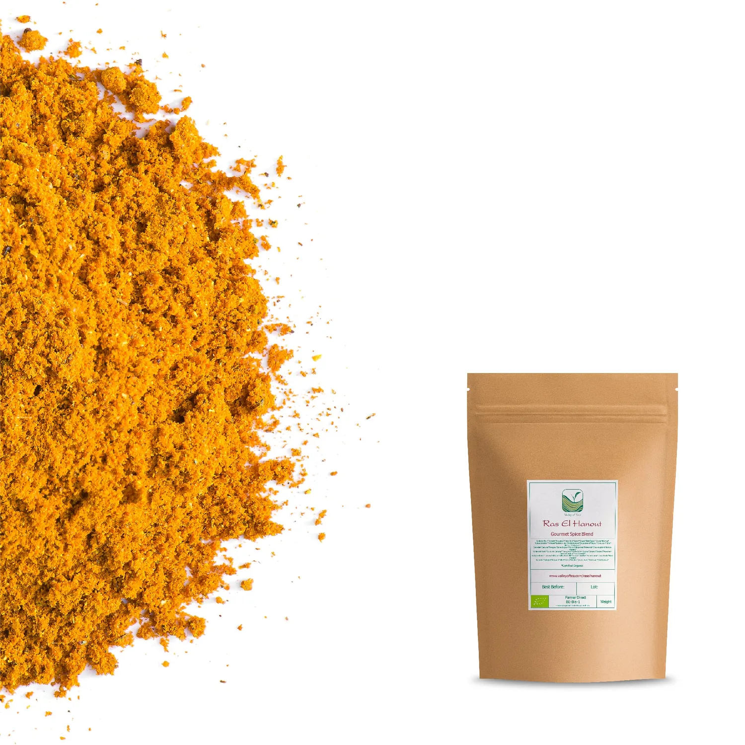 Valley of Tea Ras El Hanout kryddmix 100g mustig