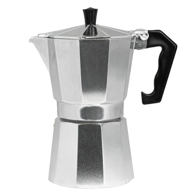 Bönor & Blad Moccabryggare 6 koppar aluminium espresso