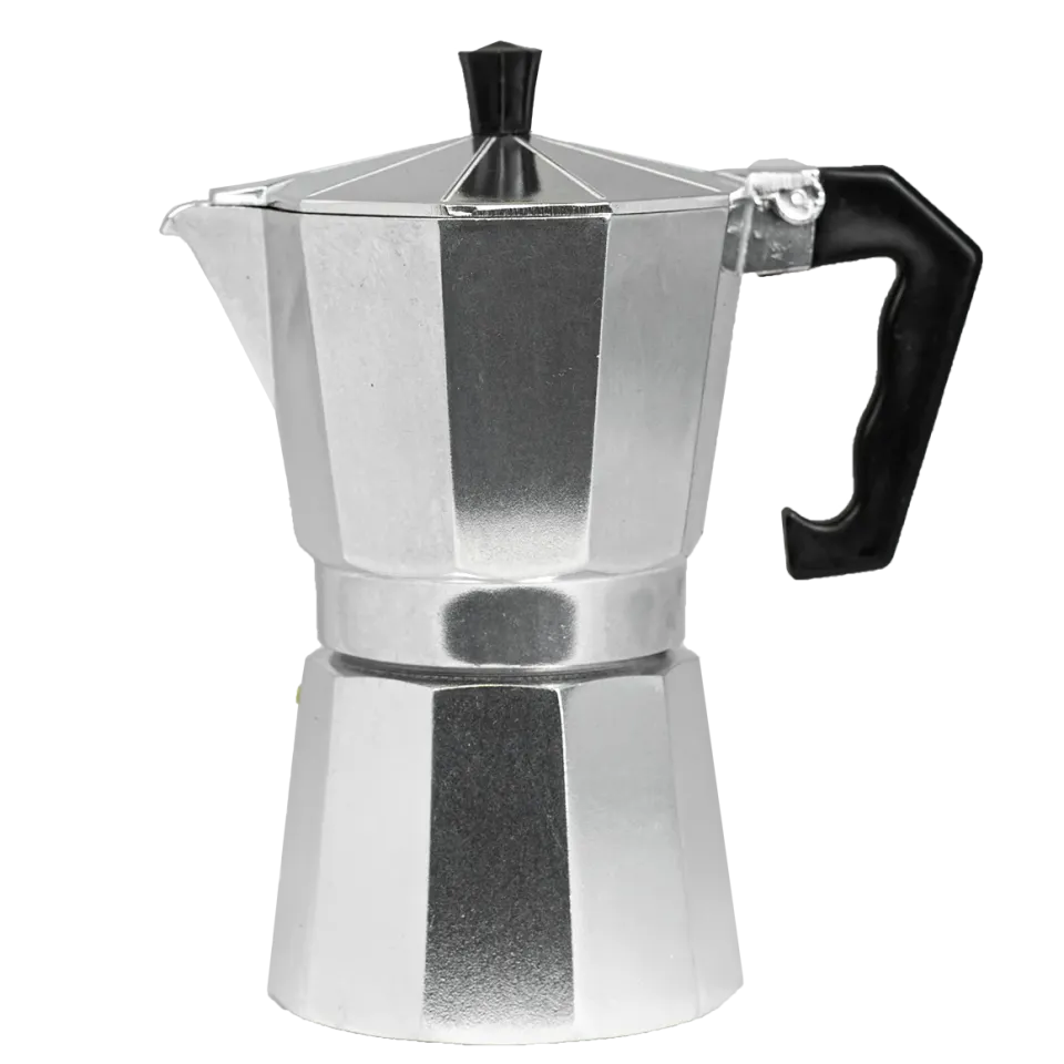 Bönor & Blad Moccabryggare 6 koppar aluminium espresso