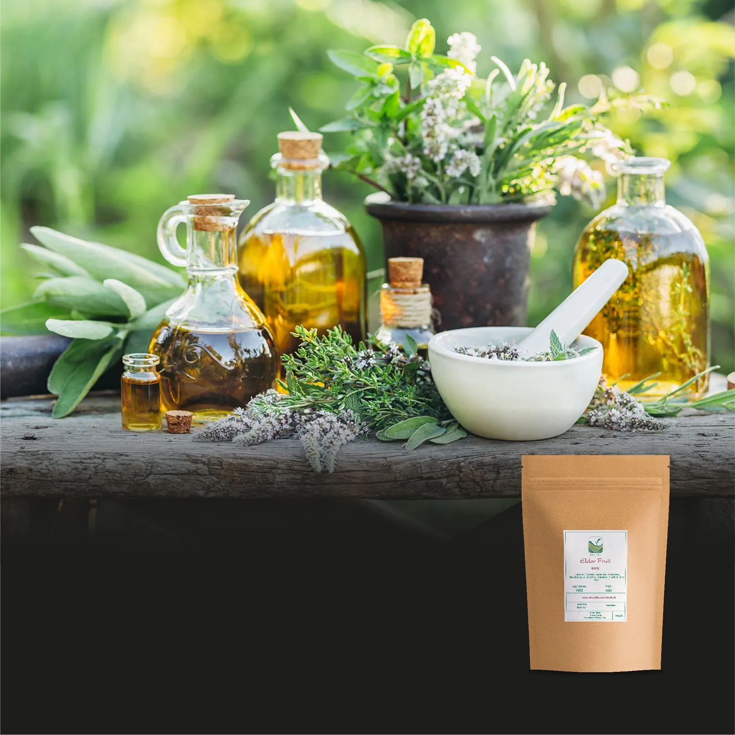 Valley of Tea Fläderbär örtte lösvikt 200g sötsträv