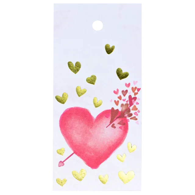 Bönor & Blad Hälsningskort Hjärta 6 x 12,5 cm